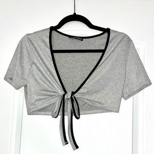Front Tie Croptop